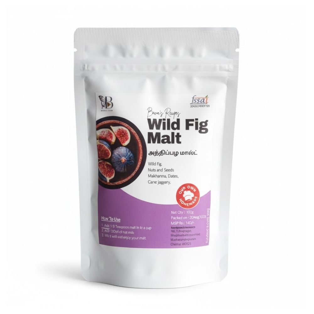 Wild Fig Malt: Natural Energy Drink Mix | Homemade & Healthy