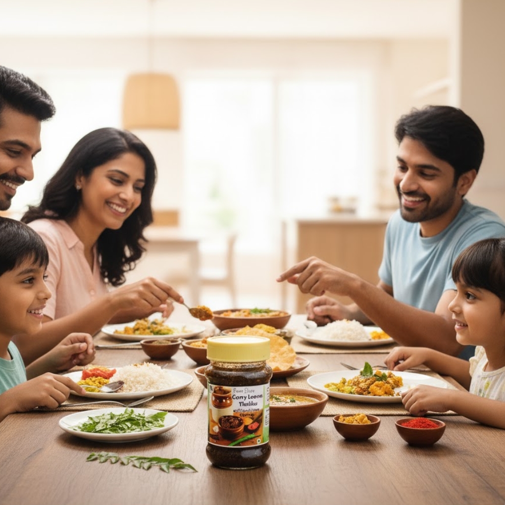 Second image of Bavas Curry Leaves Thokku: Homemade Taste, Healthy Pickle 200g