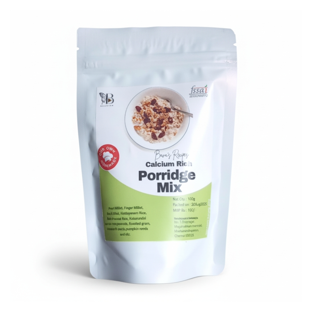 Calcium Rich Porridge Mix - Homemade | Millet & Grain Blend