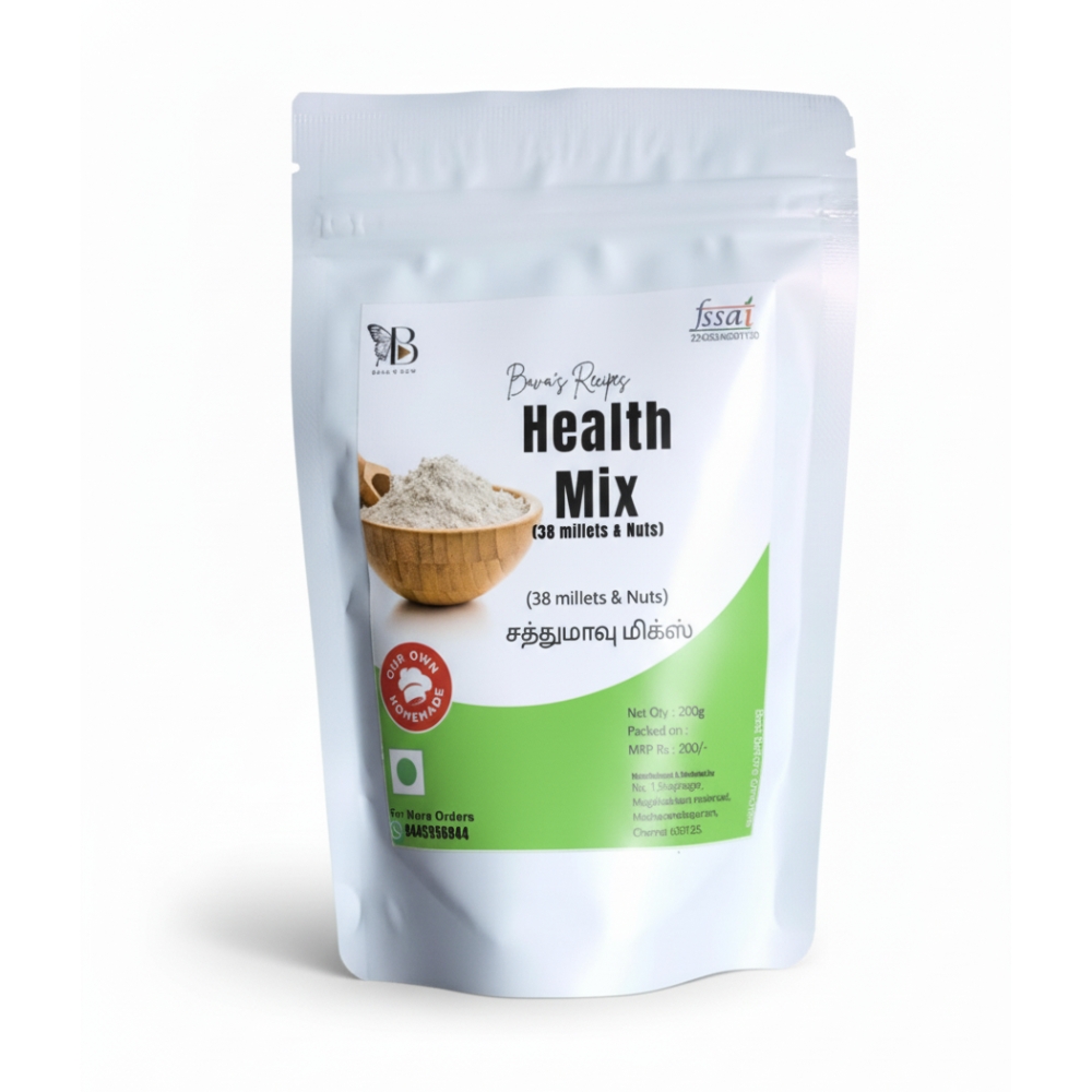 38 Millets & Nuts Health Mix (Sathu Maavu) - Buvana's Recipes 500g