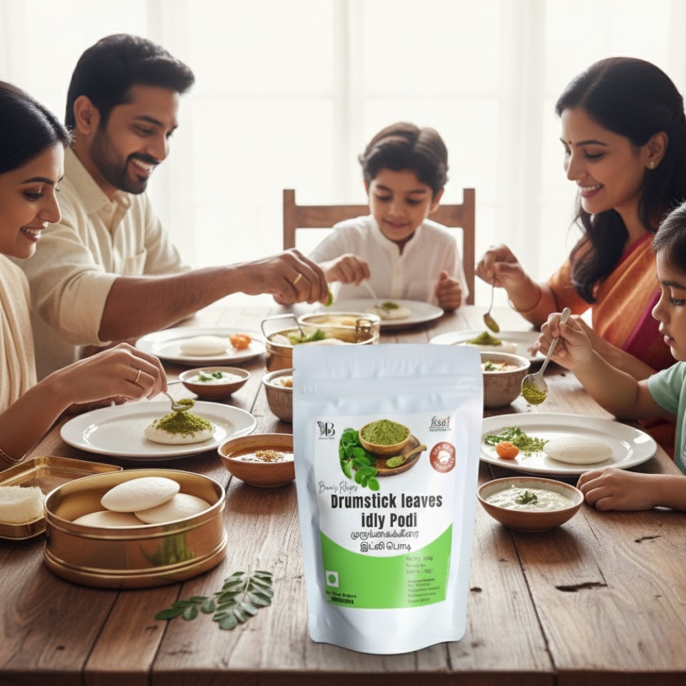 Second image of Drumstick Leaves (Moringa) Idly Podi | Homemade & Healthy 200g